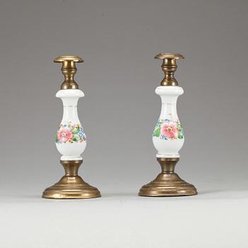 LJUSSTAKAR, ett par. 1800-tal.