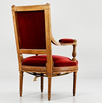 KARMSTOL, Louis XV-stil, 1900-tal.