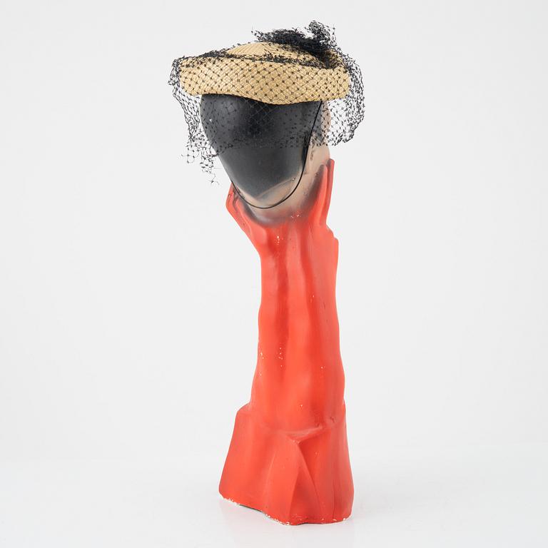A plaster mannequin, Christian Dior, presumably 1930's.