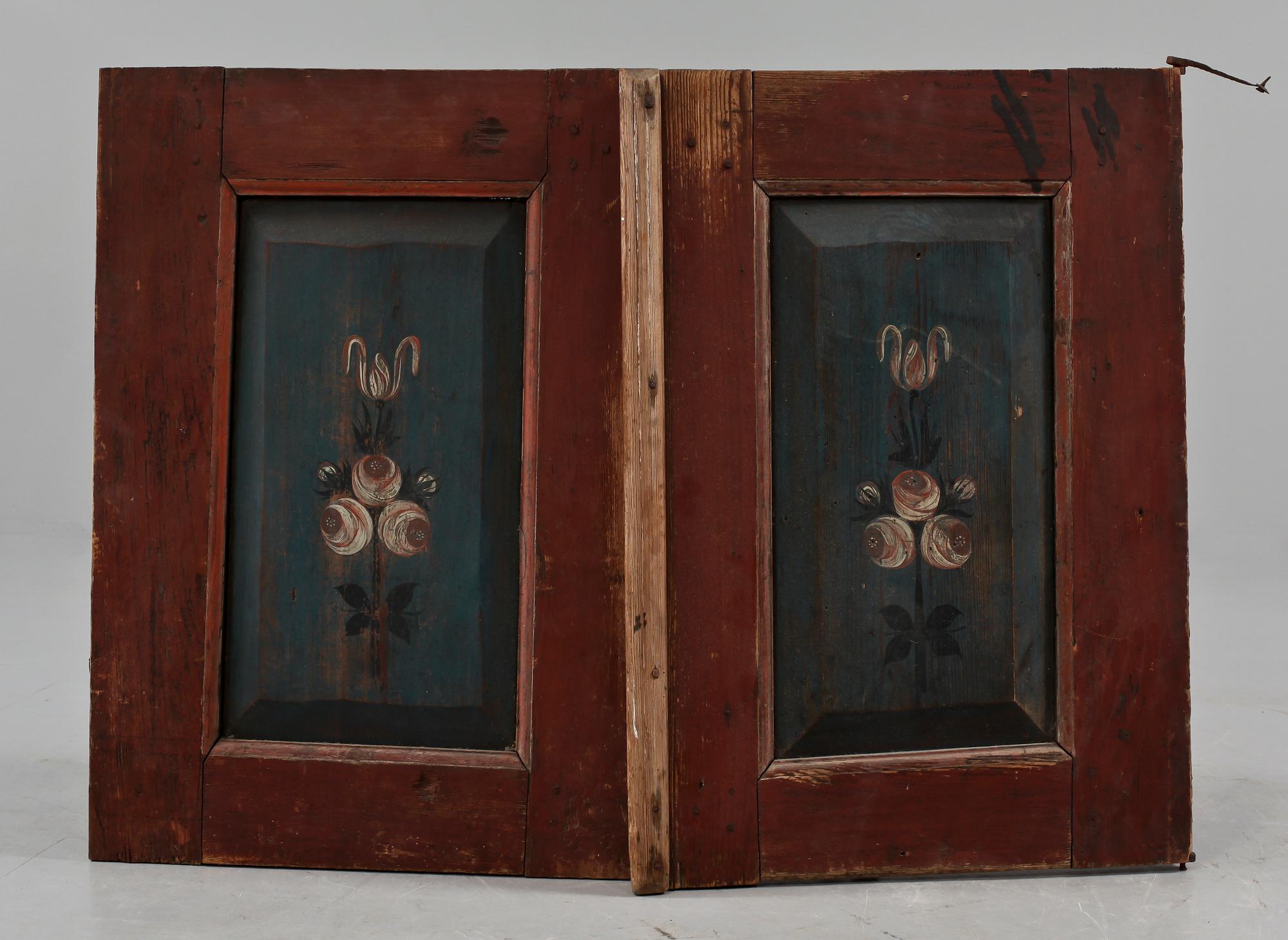 DÖRRAR, ett par, 1700/1800-tal.