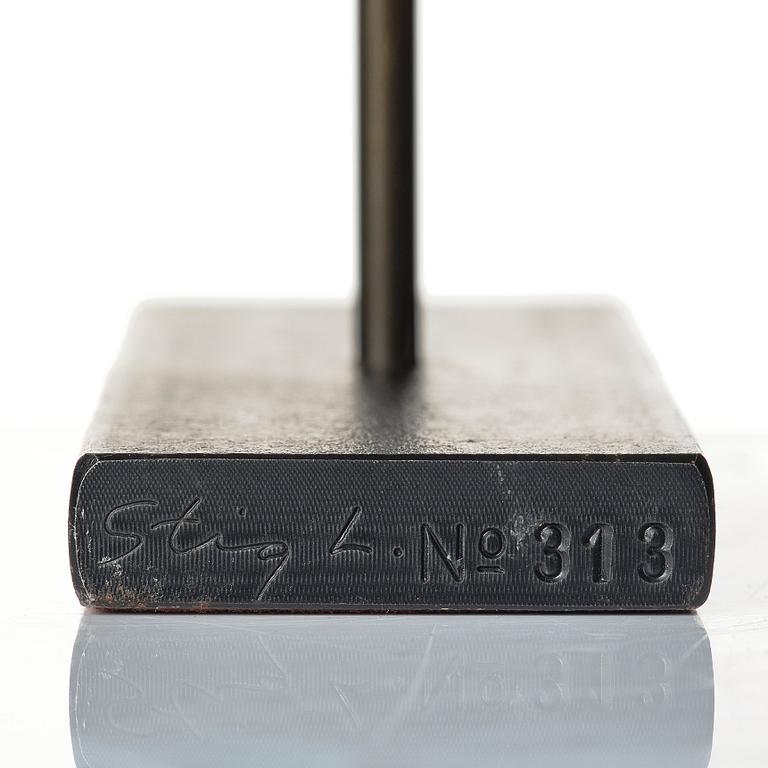 Stig Lindberg, a patinated bronze sculpture, Scandia Present, Sweden 1970s, no 313.