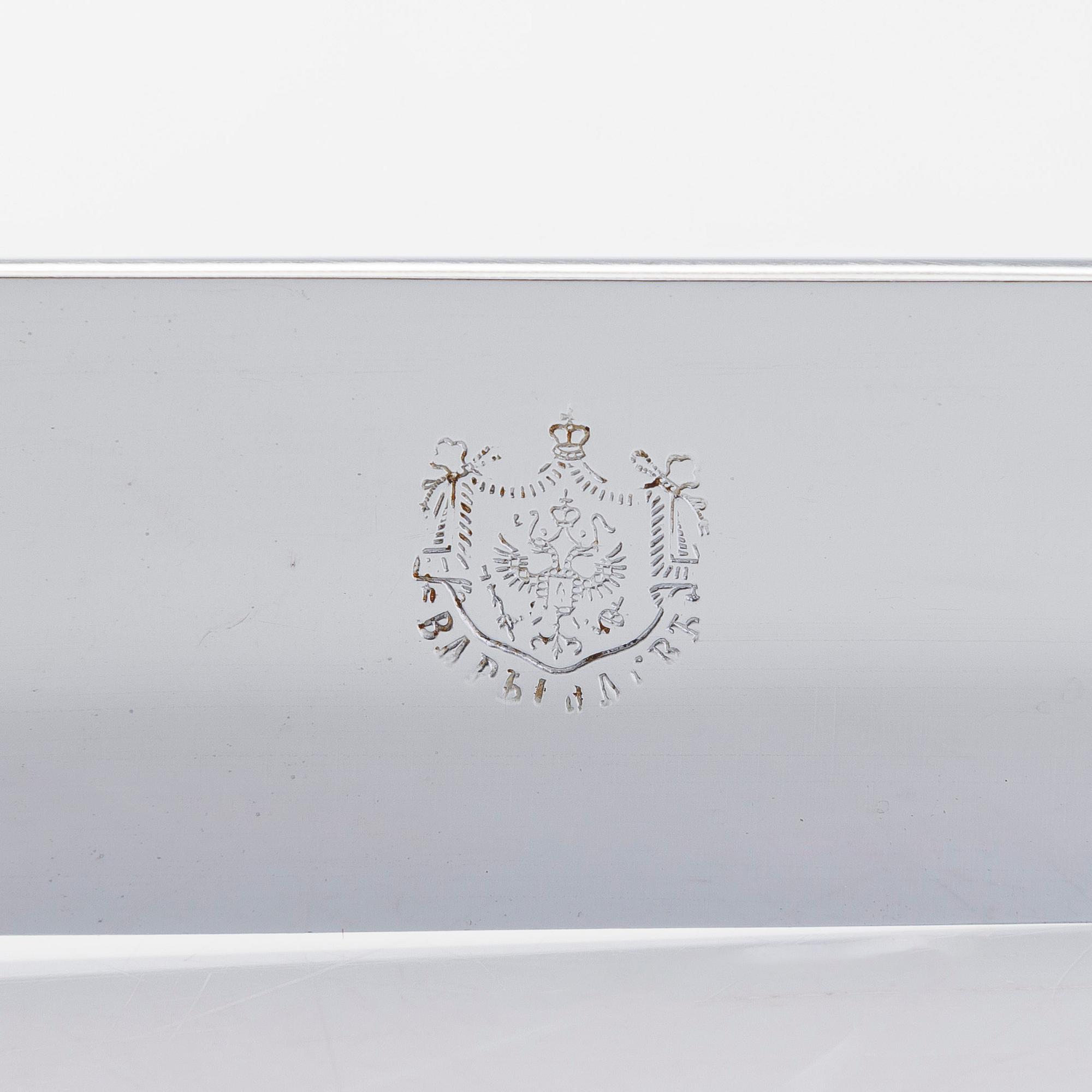 Br. Grachev, bestickuppsättning, 34 st, silver, med hovleverantörsstämpel, S:t Petersburg 1898.