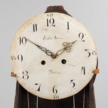 An 19th century long case clock, Folk Art, Dalarna Sweden.