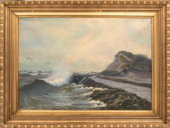Vilhelm P Jensen, kustmotiv.
