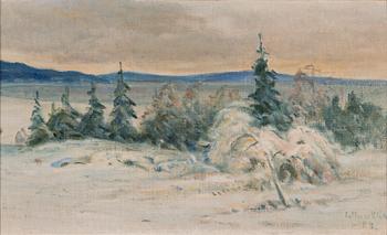 Elias Muukka, Early spring on the plain.