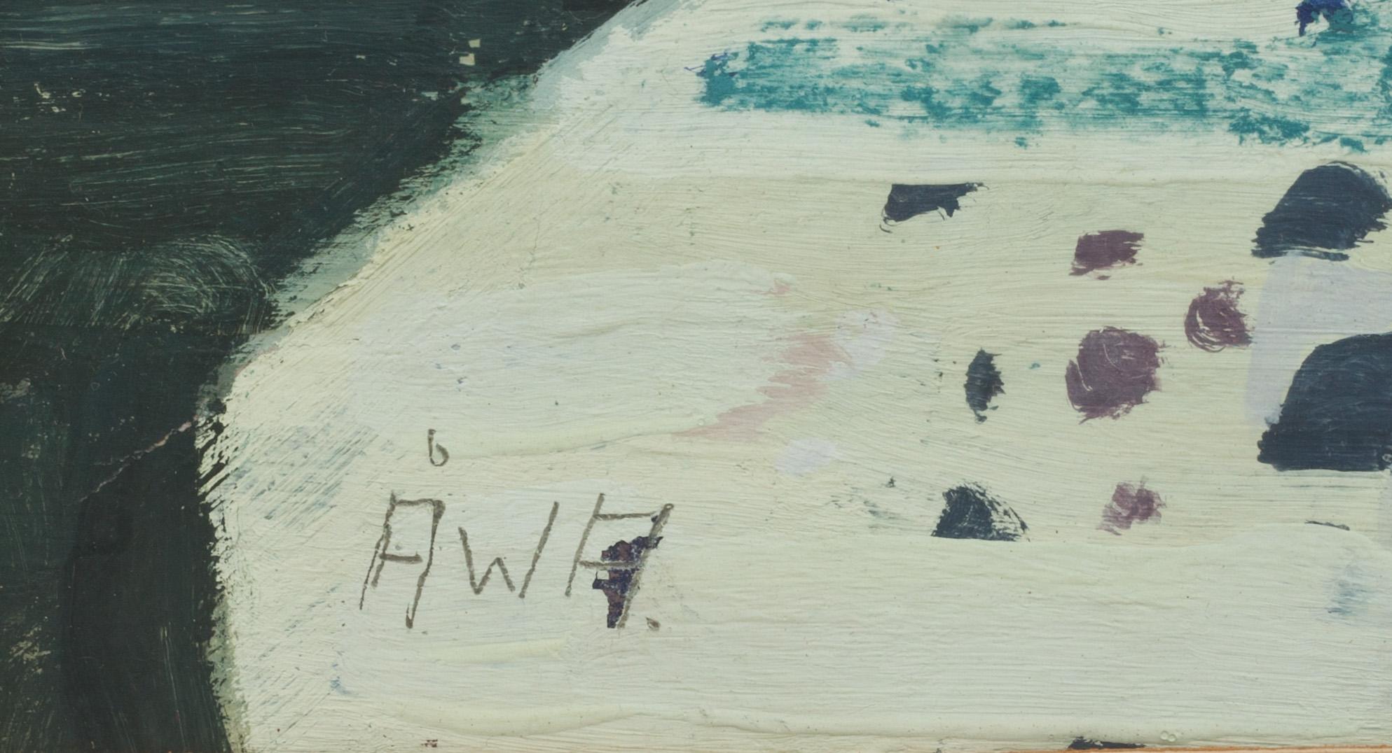 ÅKE WILHELM ANDERSSON, gouache på papper. Signerad.