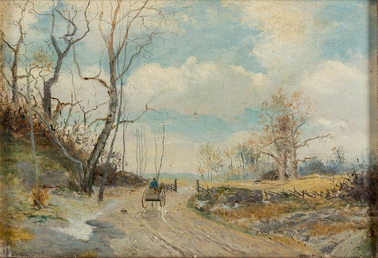 ALFRED BERGSTRÖM, olika on canvas, signed and dated -84..