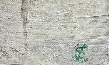 JENS SINDING CHRISTENSEN, olja på duk, monogramsign.