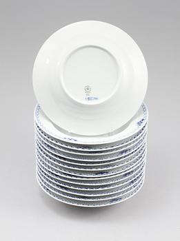 DJUPA TALLRIKAR, 14 st, porslin. "Princess", Royal Copenhagen, 1900-tal.