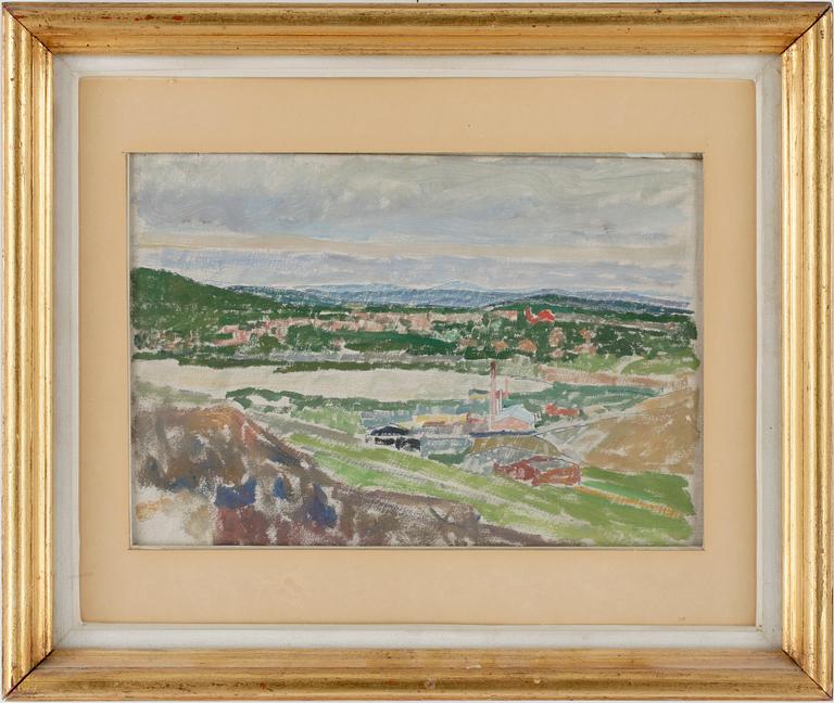 CARL WILHELMSON, olja på pannå, tillskriven.