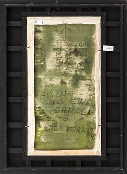 MICHAEL JÄGER, mixed media signed and dated.