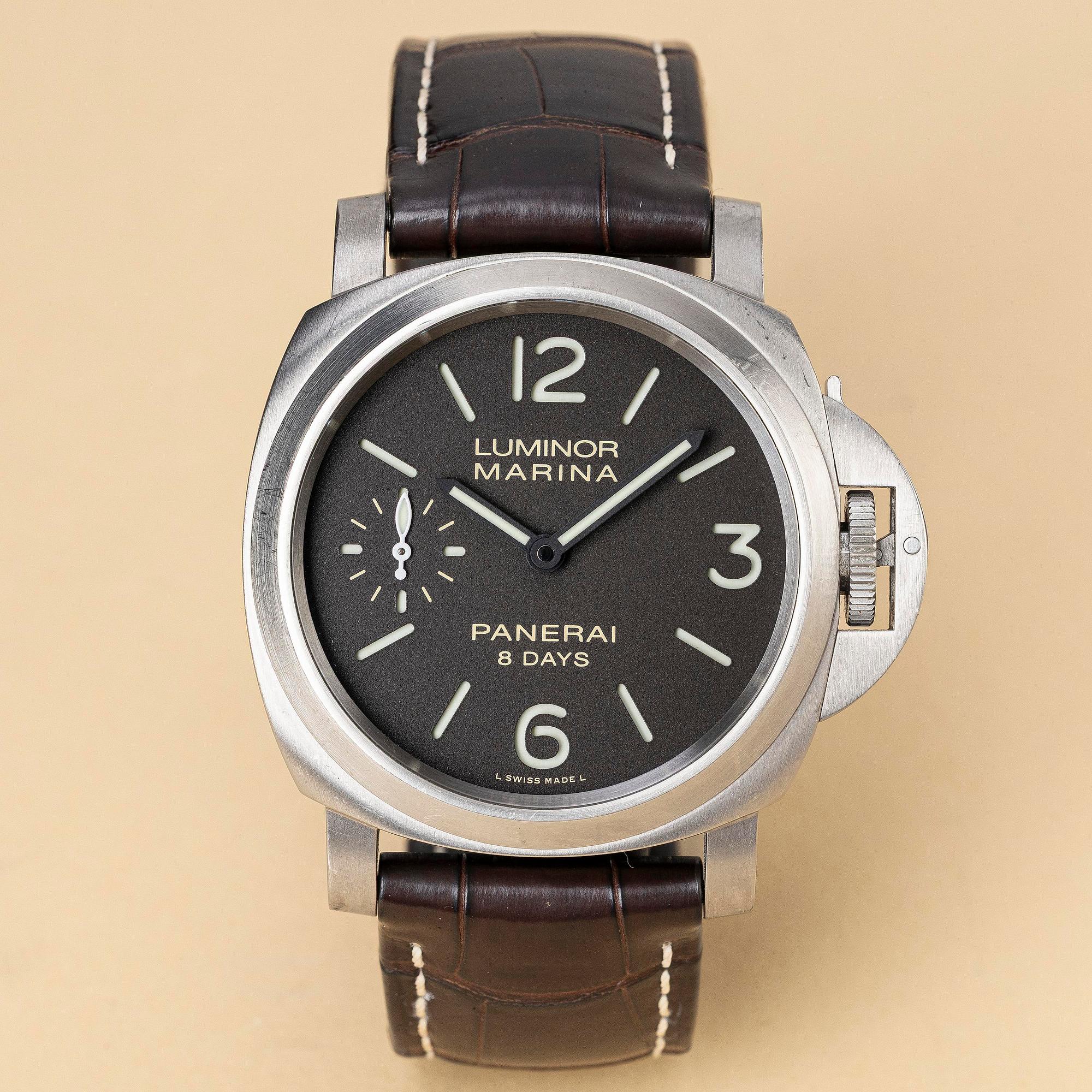 Panerai, Luminor Marina, 8 Days, "Titanium", ca 2015.