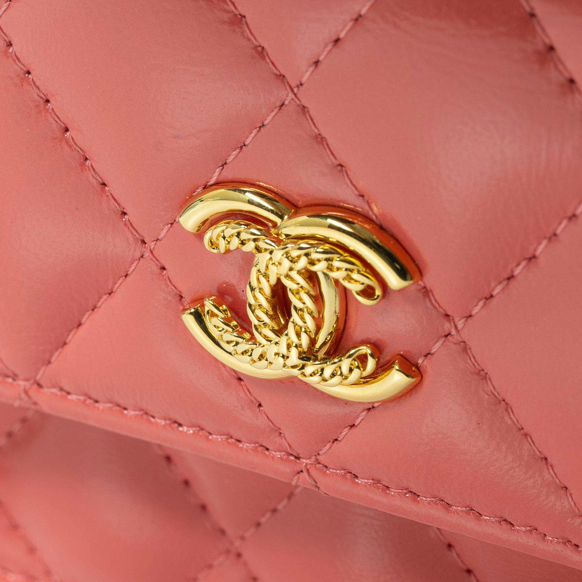 Chanel, Bag, "Flap card holder/wallet on chain".