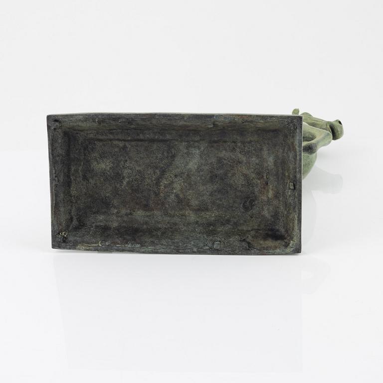A patinated bronze sculpture after the Horses of Saint Mark.