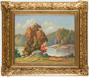 Arthur Heickell, olja på duk, signerad.