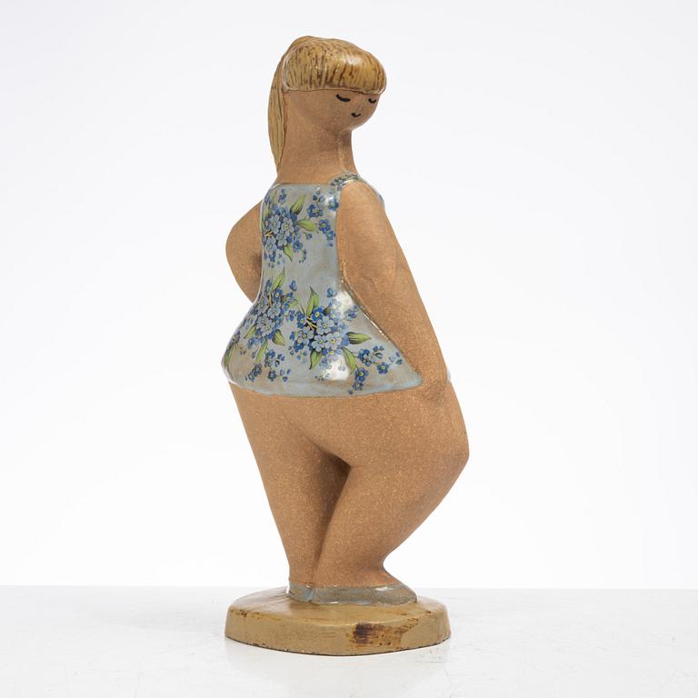 Lisa Larson, a 'Dora' stoneware figurine, from the 'ABC-flickor' series, Gustavsberg.