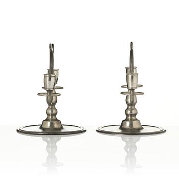 Nils Fougstedt, a pair of candelabra, Firma Svenskt Tenn, Stockholm, 1926.