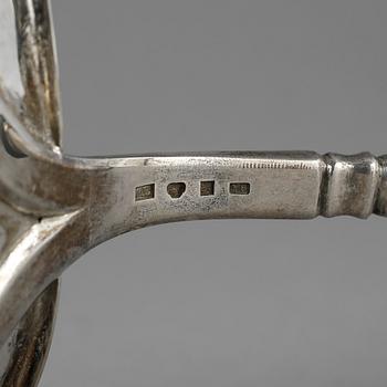 SOPPSLEV, silver med träskaft, svenska stämplar, 1901.