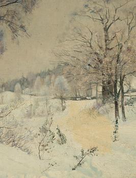 Carl Johansson, Winter Landscape.