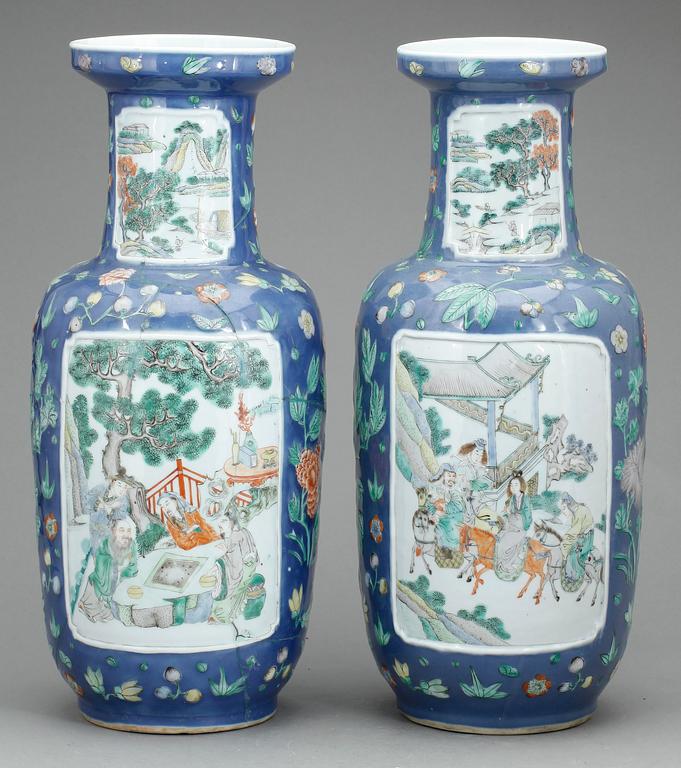 VASER, ett par. Kina, 1800/1900-tal.