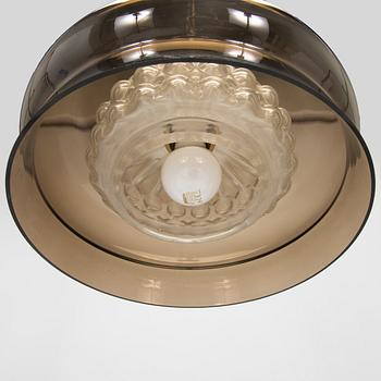 Carl Fagerlund, a “Bubblan” ceiling light, Orrefors, late 20th century.