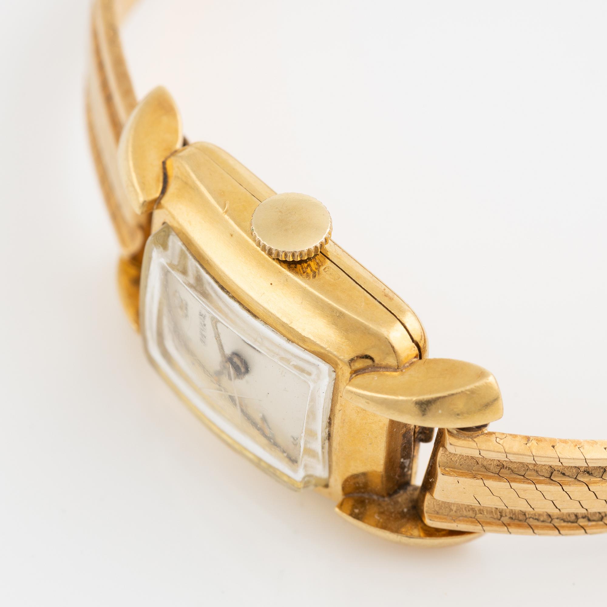 Revue, wristwatch, 17 x 21 (32) mm.