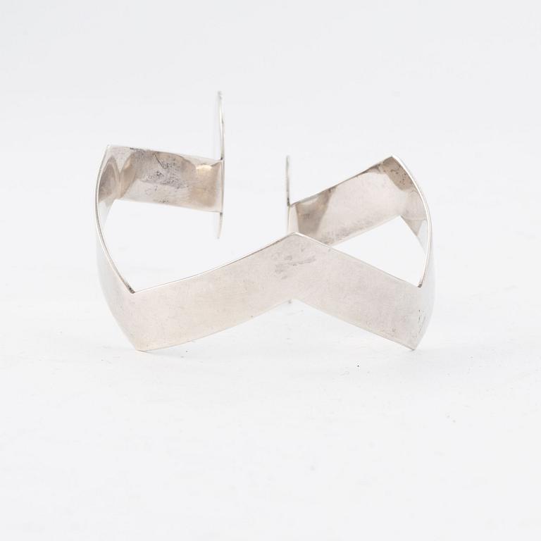 Bob Zoell, a sterling silver bracelet, Acme Studios, 1990s.