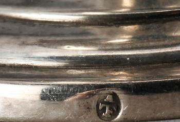 SKÅL PÅ FOT, silver, empire, Wien 1817. Vikt 110 gram.