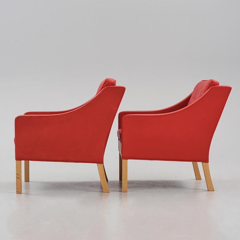 Børge Mogensen, fåtöljer, ett par,  Fredericia Furniture, Danmark.