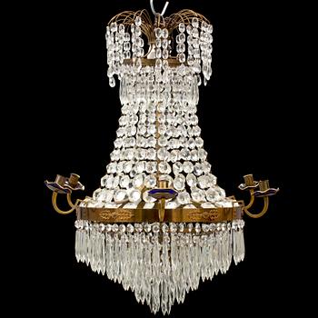 A mid 20th century chandelier.