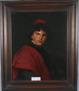 FERON, WILLIAM, olja på duk, sign. 1800-tal.