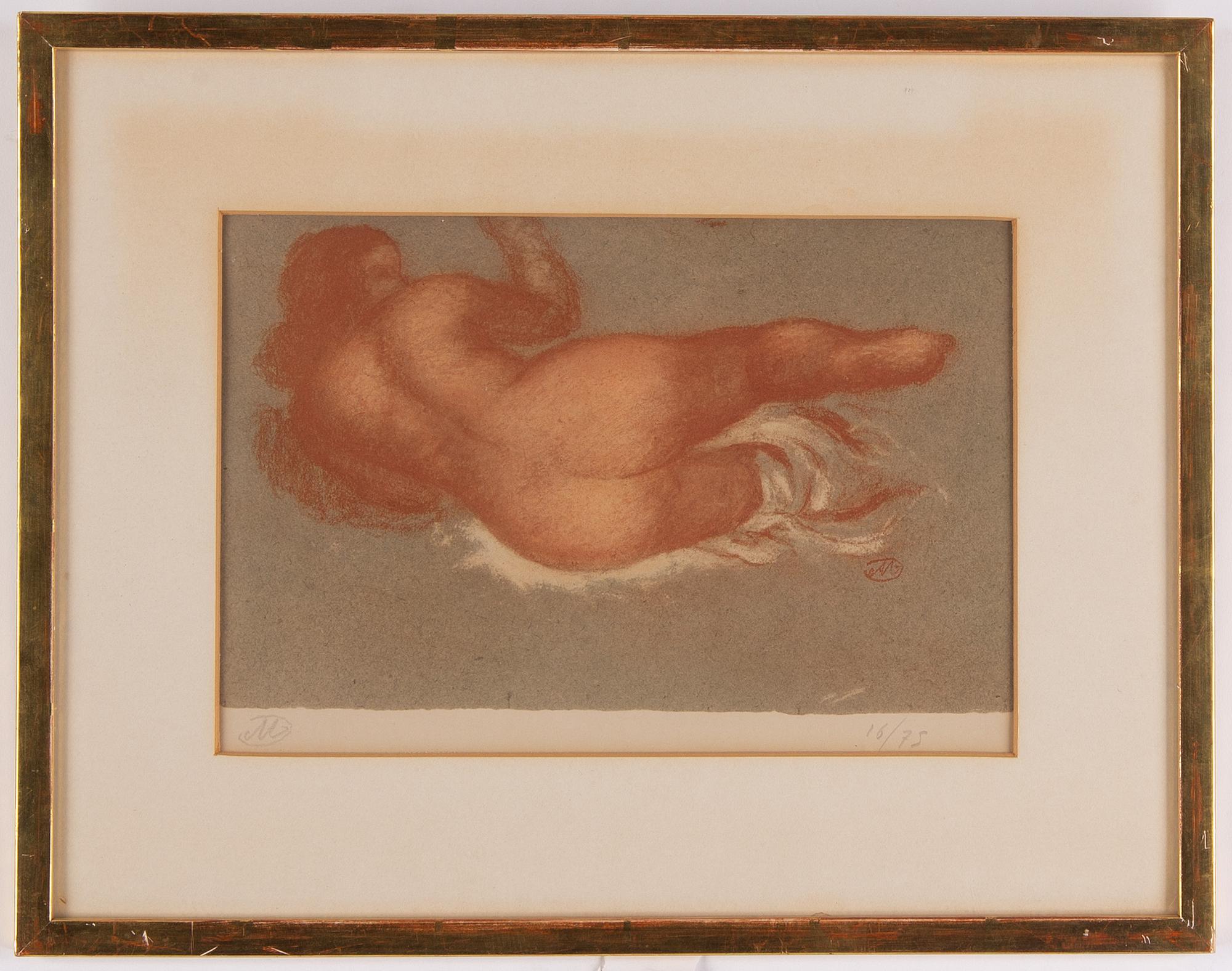 ARISTIDE MAILLOL, lithograph in colours, signed 16/75.
