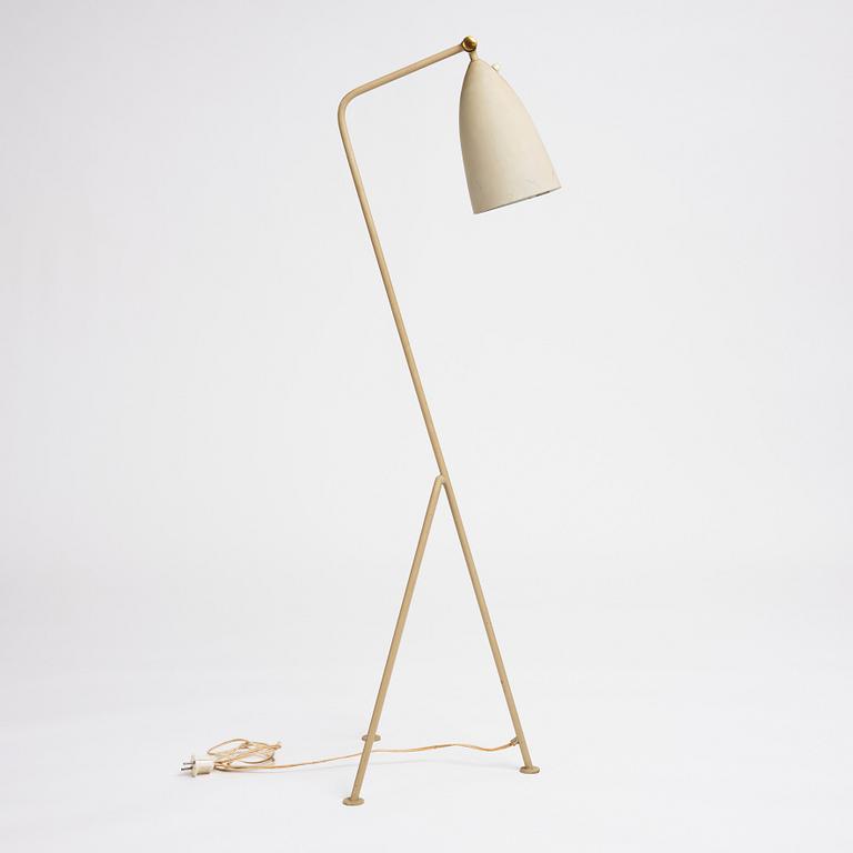 Greta Magnusson Grossman, a white lacquered 'G-33' (Grasshopper) floor light, Bergboms, Malmö, Sweden 1950s.