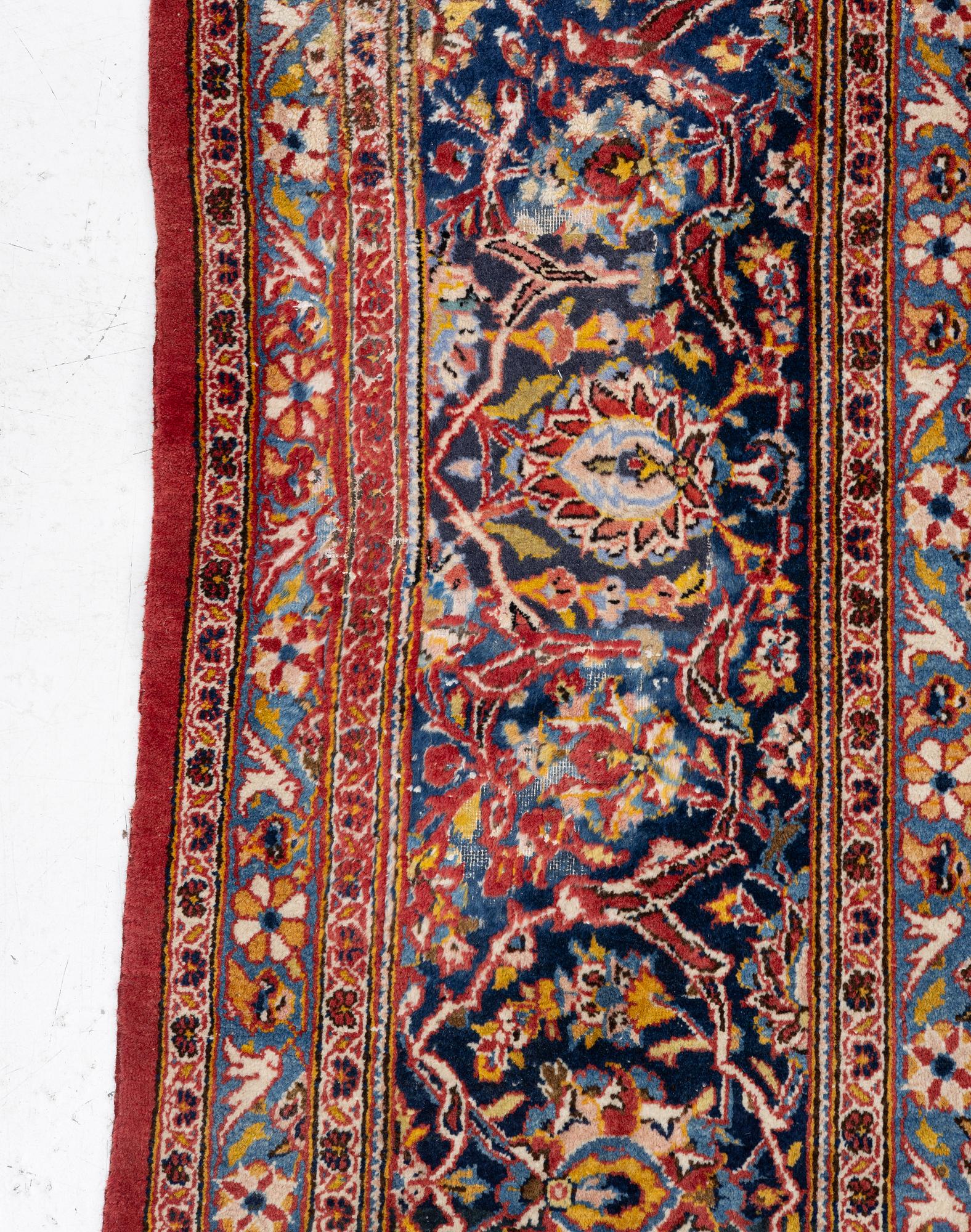 Carpet, Keshan, approx. 435 x 312 cm.