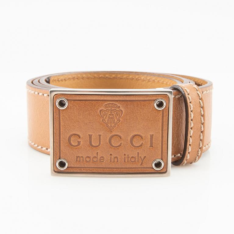 Gucci, belt.