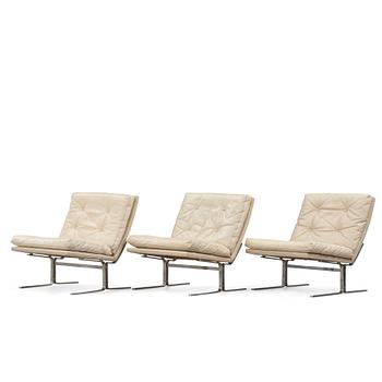 Poul Nørreklit, a set of 3 easy chairs / modular sofa, Selectform, Denmark 1960's.