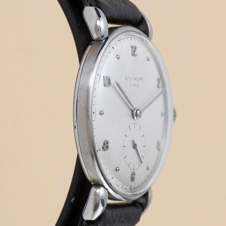 Patek Philippe, "Teardrop Lugs", "Steel Case", ca 1946.