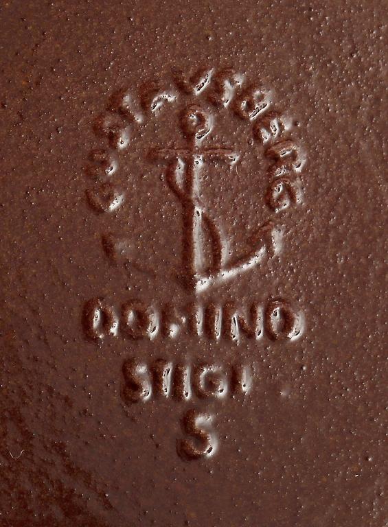 VASER 2+1, stengods, "Domino" 2 st, Stig Lindberg, Gustavsberg samt Carl-Harry Stålhane, Rörstrand.