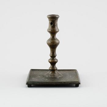 LJUSSTAKE, mässing, 1500-/1600-tal.