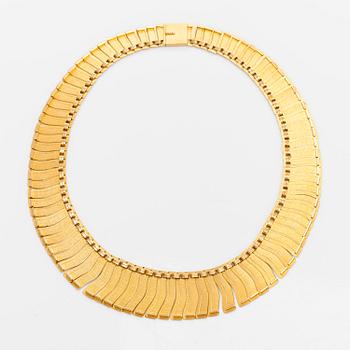 Leo Torikainen, A 18K gold collier. Pirkan Kulta, Tampere 1963.