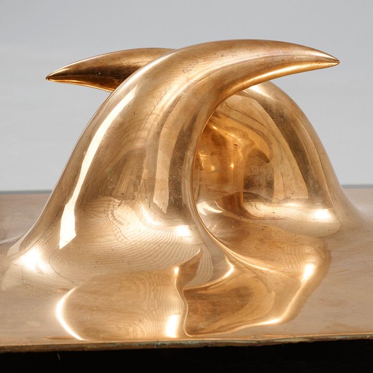 A Björn Weckström bronze sculpture, signed BW 71 1/1.