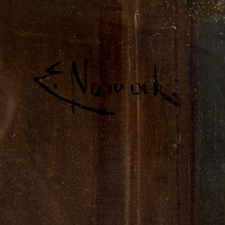 ERNST NOWAK, olja på duk, signerad.