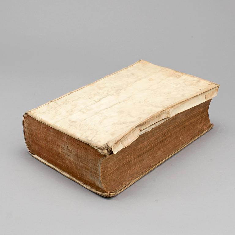 BOK, "Commentarius ..Pandectarum..", av Johannes Brunnemani, Wittenberg & Berlin 1701.
