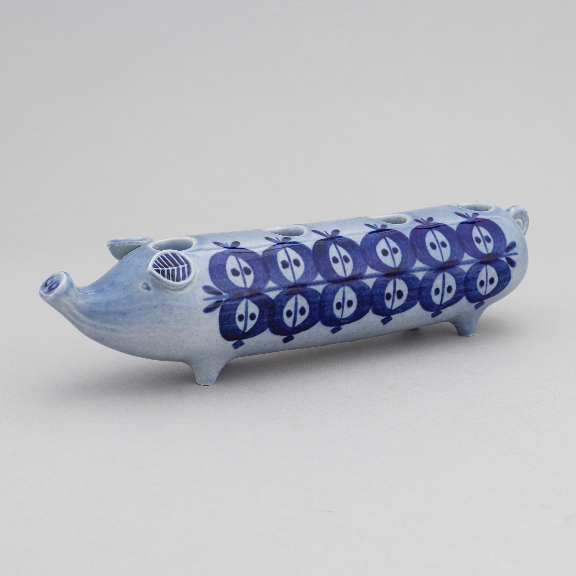 Lisa Larson, adventsljusstake, stengods, Gustavsberg.