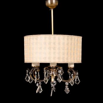 Paavo Tynell, a mid 20th century '1472/6' chandelier for Idman.