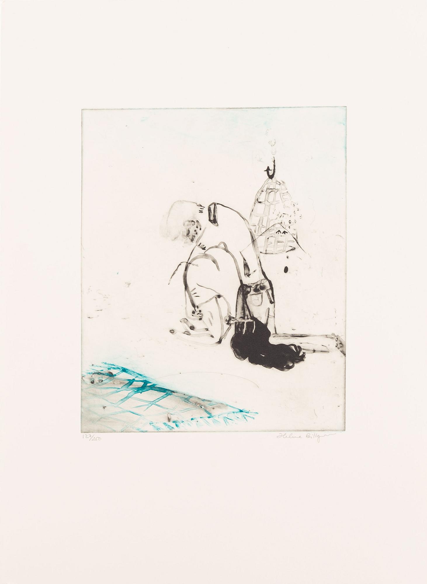 Helene Billgren, etching, signed and numbured 127/250.
