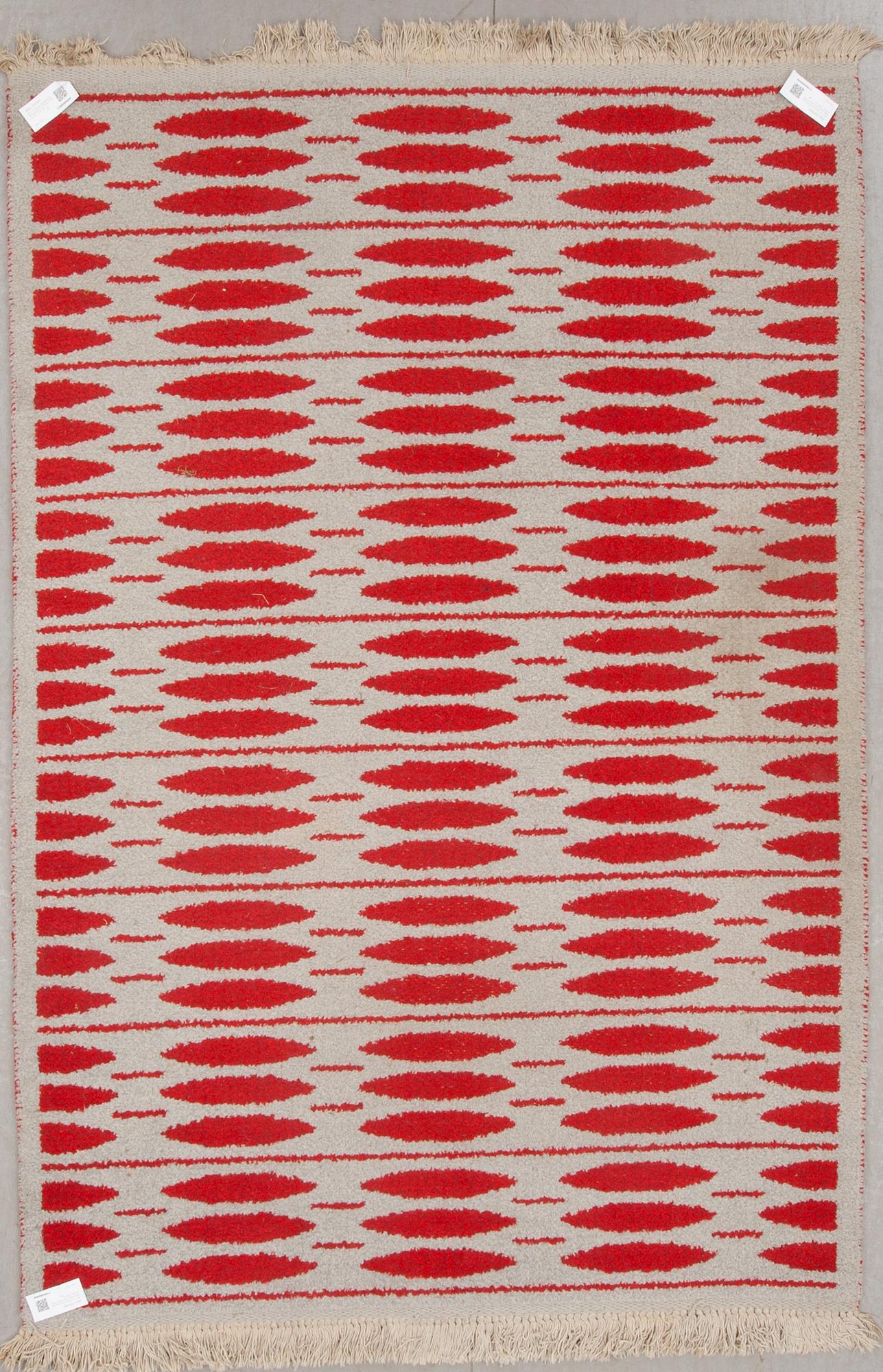 MATTA, flossa, dubbelsidig, 1900-talets mitt/andra hälft. Ca 227 x 154 cm.