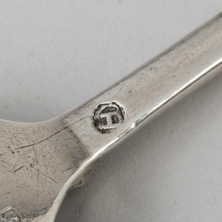 A spoon, possibly mark of Christen Hansen, Bergen, master 1653.