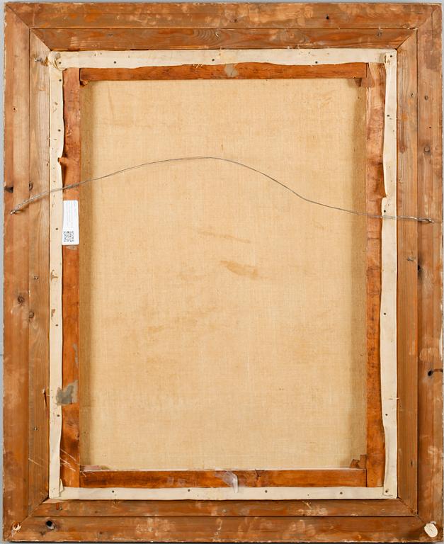 OKÄND KONSTNÄR, olja på duk, otydligt signerad, England, sekelskiftet 1900.