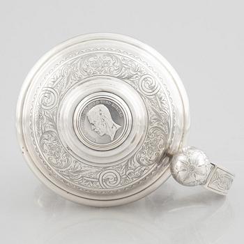 A Swedish 20th century silver tankard, mark of CG Hallberg, Stockholm 1929.
